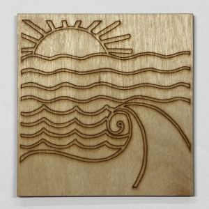 BeachSunsetLasercut