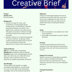 Exercise 3 -Spotify Creative Brief - 1